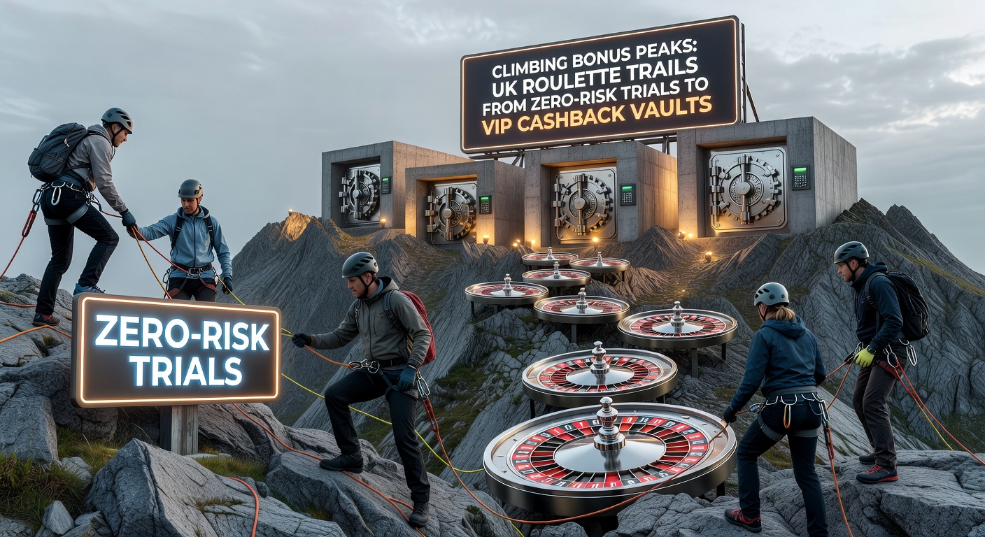 Close-up of a climber securing ropes at a high-altitude ledge, representing the strategic navigation through mid-tier reload bonuses and loyalty tiers in UK roulette promotions