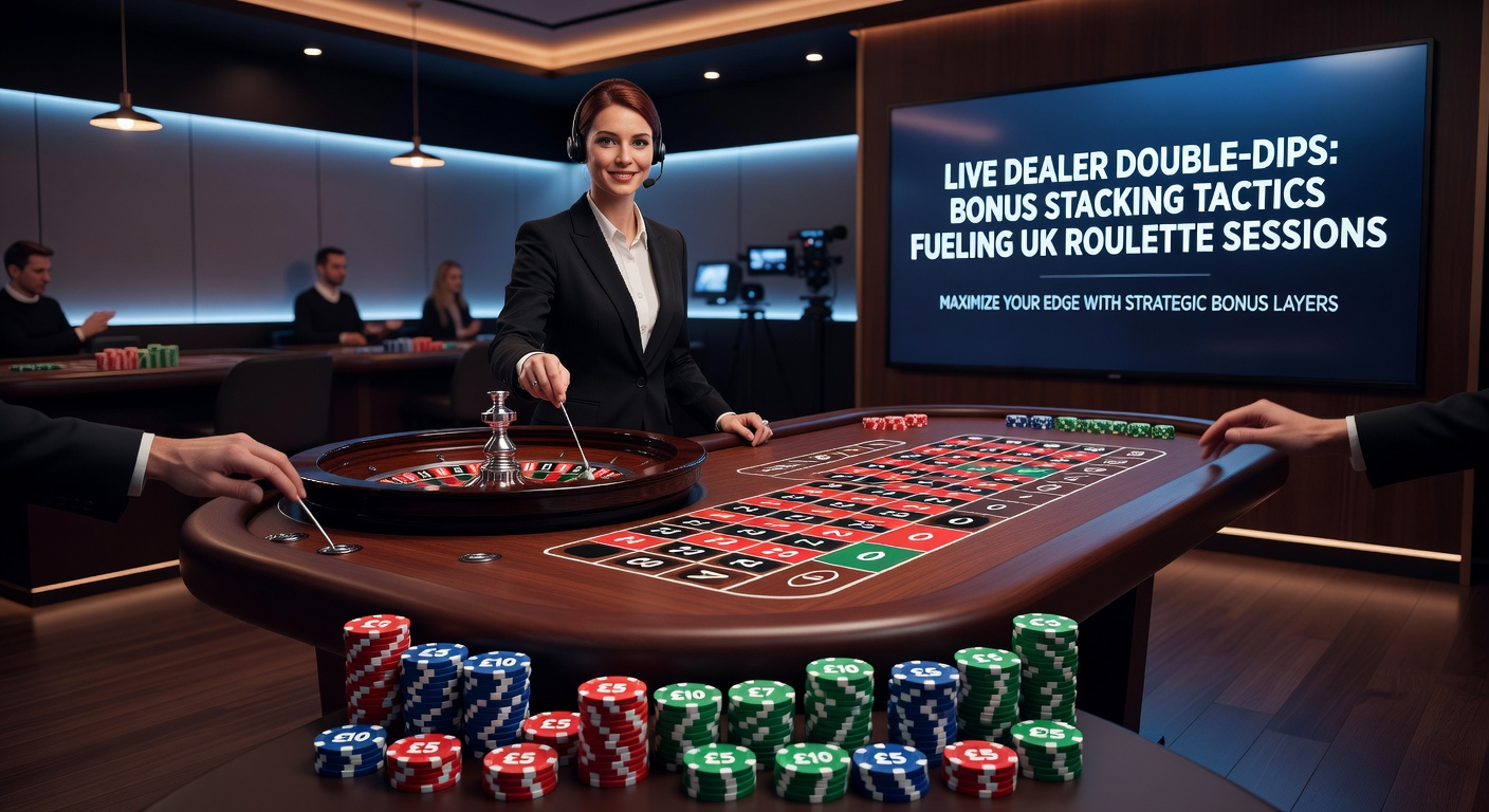 Close-up of a player's interface displaying overlapping bonus meters during a live roulette double-dip stack