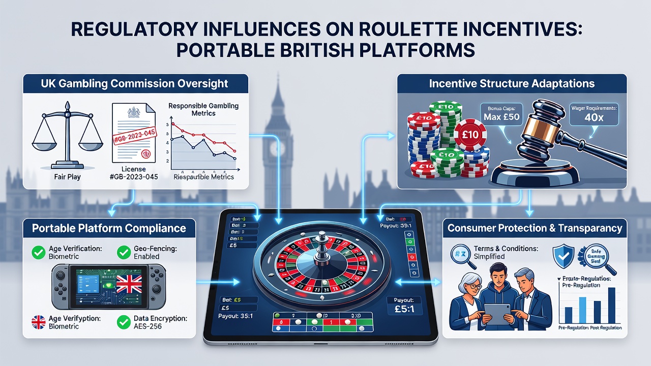 Mobile roulette incentive adjustments under evolving oversight